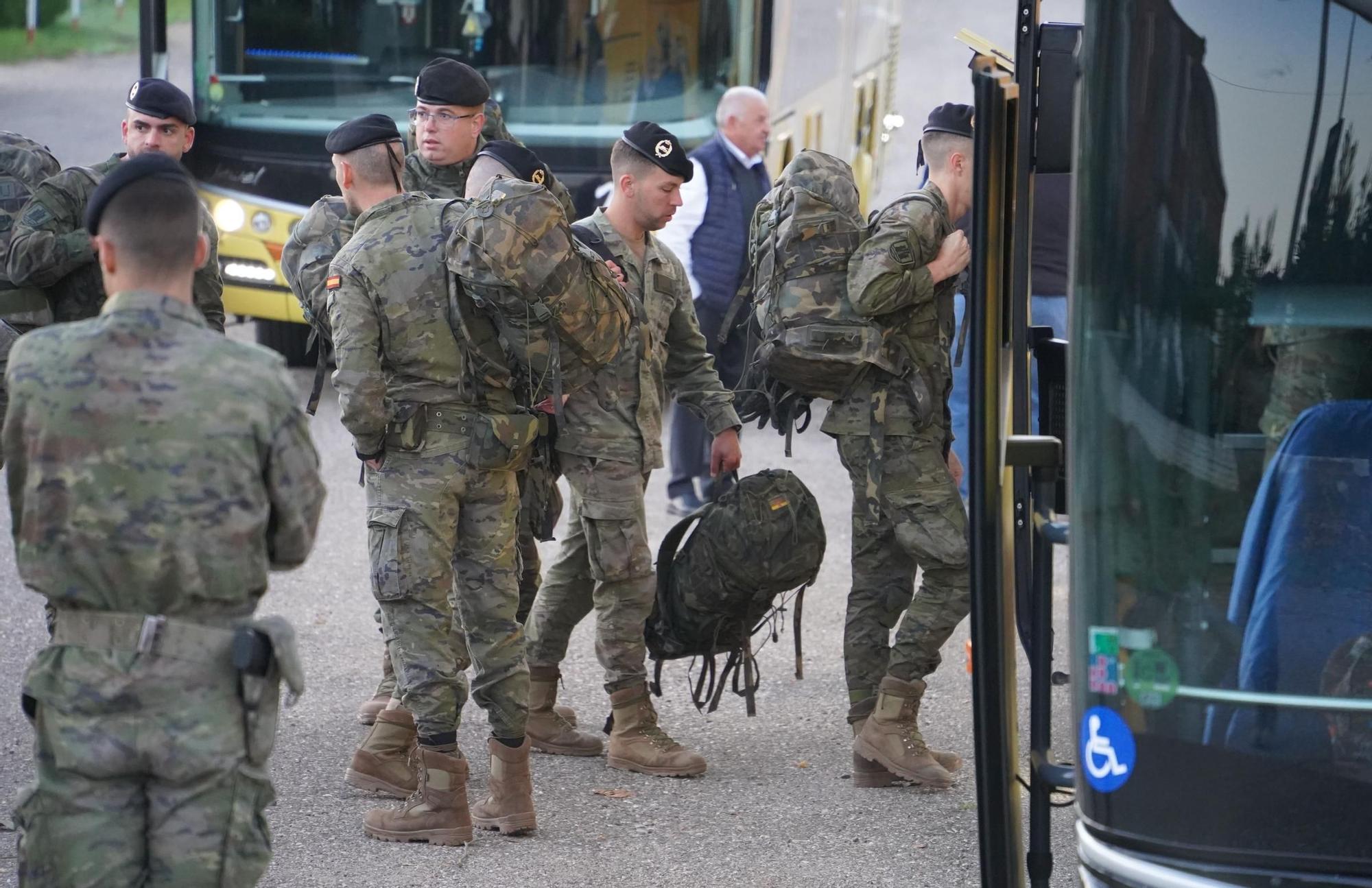 Militares de la BRIX siguen trabajando en la zona cero de la DANA
