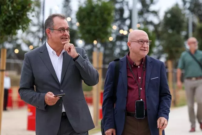 La presentación de la Ciudad deportiva de la Damm, en imágenes