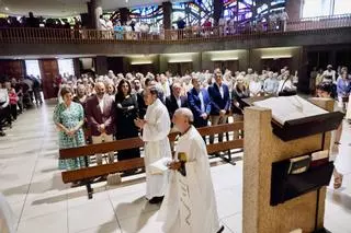 La misa del día de Begoña en Los Carmelitas, en imágenes