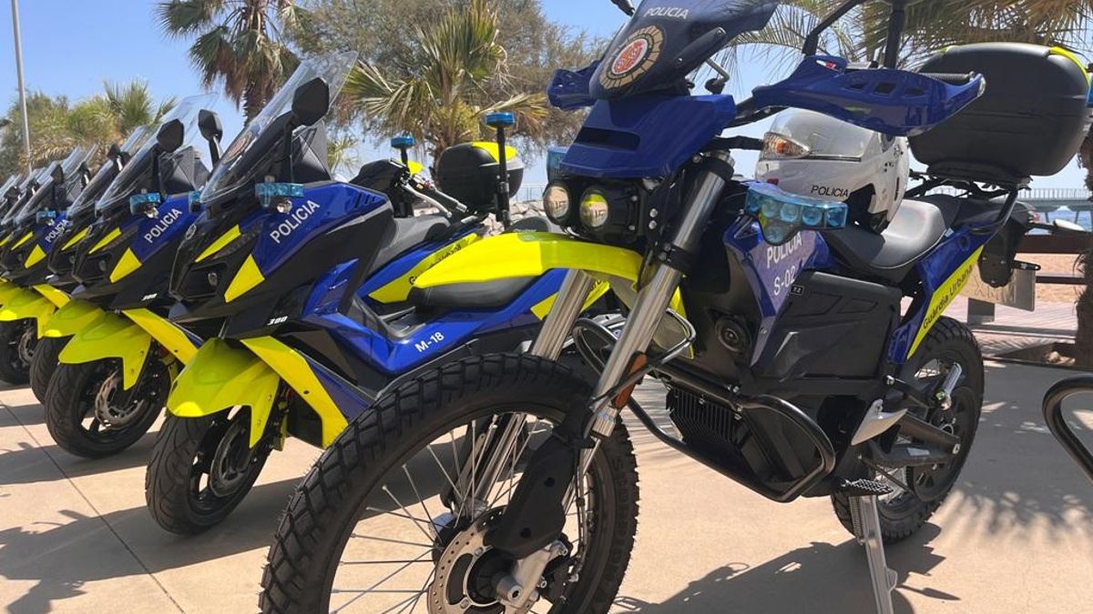 Las nuevas motocicletas de la Guàrdia Urbana de Badalona