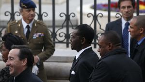 Teodoro Obiang, presidente de Guinea Ecuatorial.
