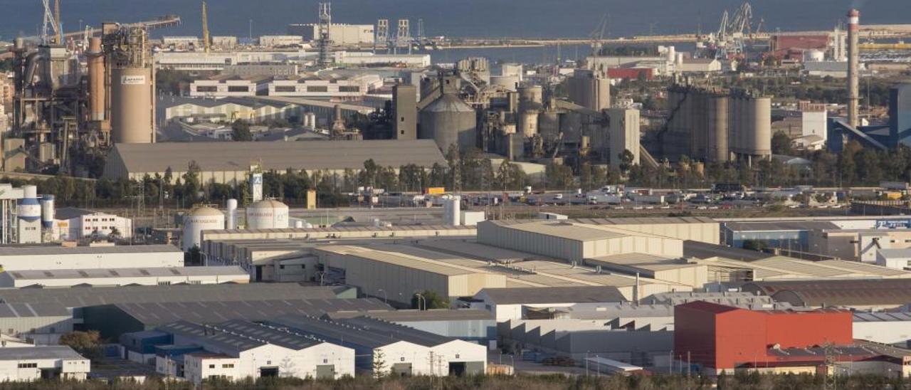 Empresas instaladas en el polígono industrial de Puerto de Sagunto.