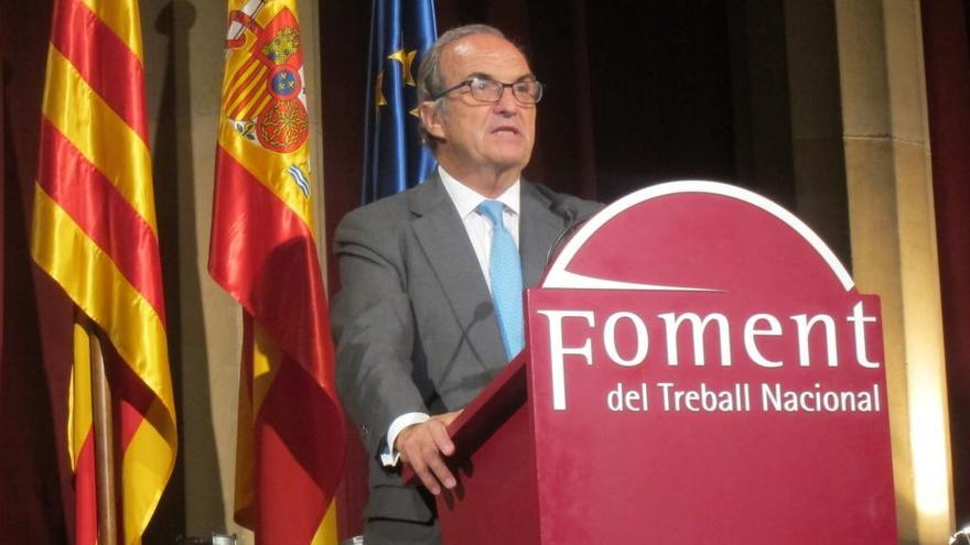 Gay de Montellà, president de Foment del Treball.