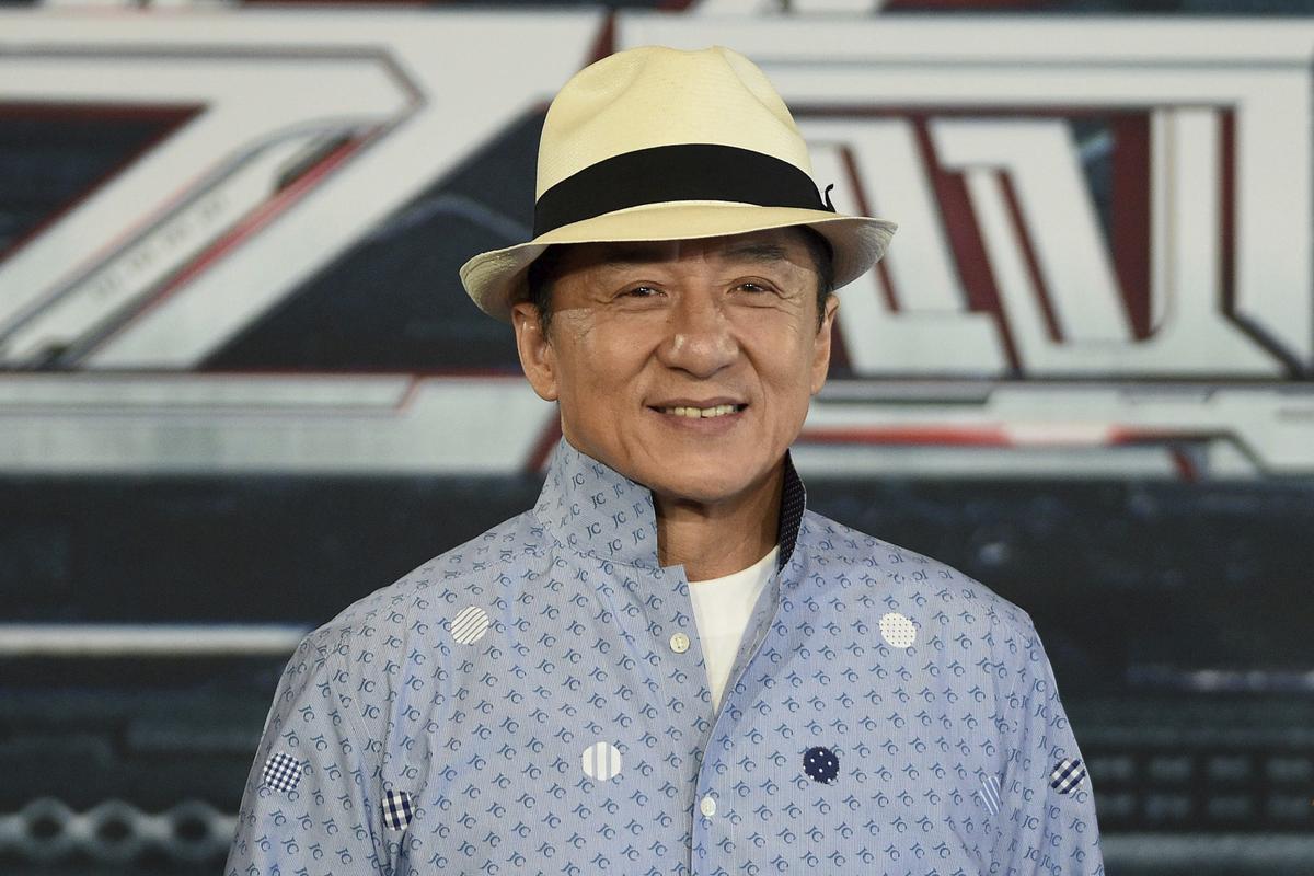 El actor Jackie Chan durante una rueda de prensa para la presentación de la película 'Bleeding Steel'