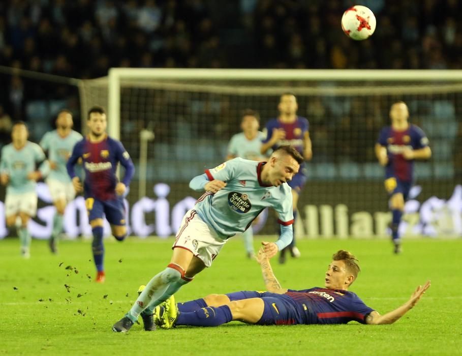 Las mejores imágenes del partido disputado hoy en Balaídos entre el Celta y el Barça