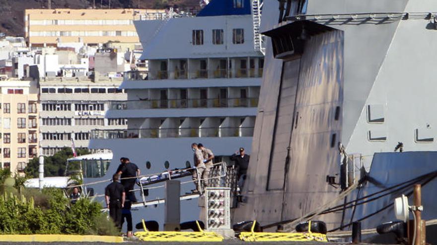 Llegan a Gran Canaria los cuerpos de los tres militares del SAR fallecidos