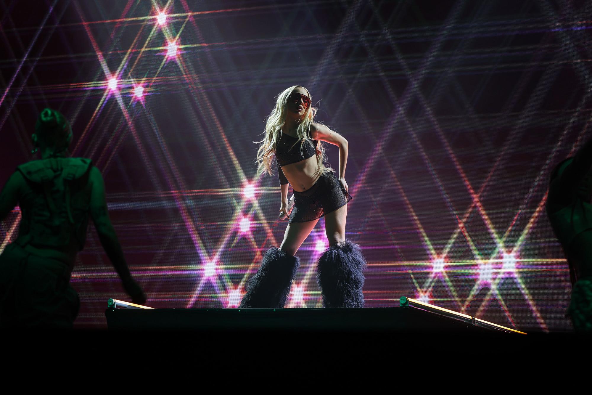 Bad Gyal en el concierto del Palau Sant Jordi en el que adelantó temas del que será su primer álbum, ‘La joia’