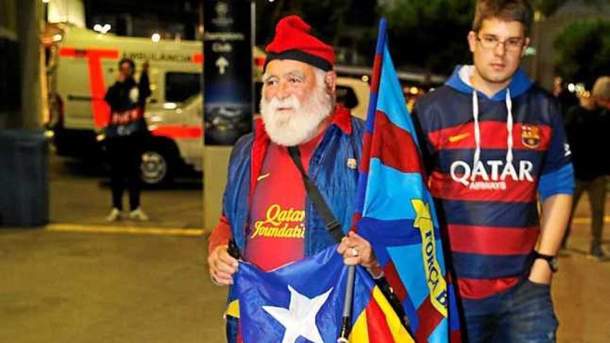 Els aficionats del Barça no veuran com els requisen l&#039;estelada demà