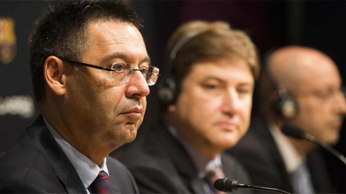 Bartomeu: "¿Los arbitrajes? Nos preocupa todo lo que afecta al club"