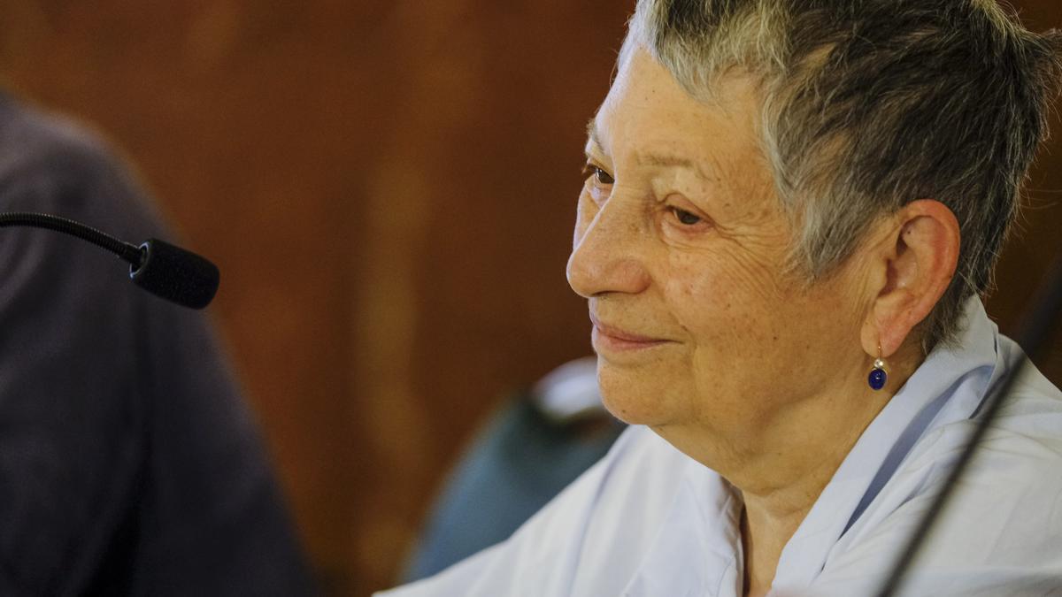 Liudmila Ulístkaya, en la rueda de prensa convocada con motivo del Premio Formentor de las Letras 2022, en el Hotel Santa Catalina.