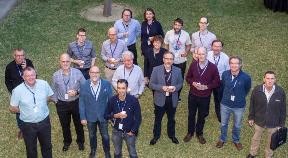 Participantes en el encuentro de «mensajeros múltiples» para el desarrollo del proyecto Athena.