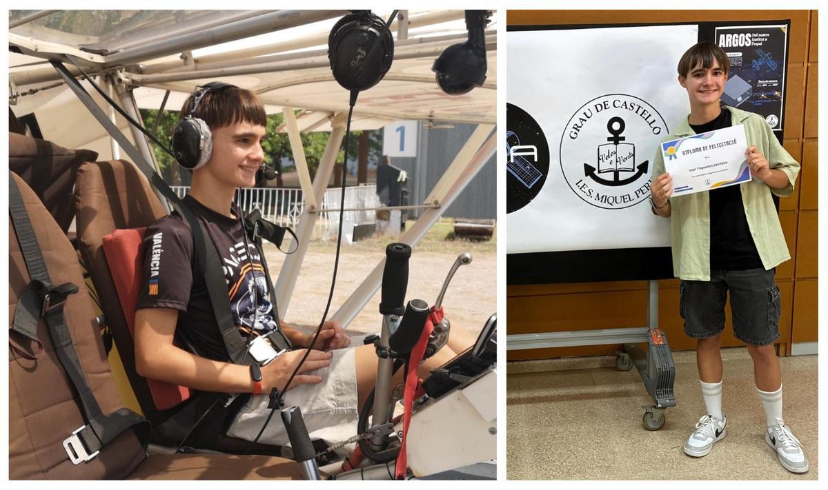 Izan tiene el firme propósito de volar al espacio, y lo cierto es que está dando los pasos indicados para conseguirlo.