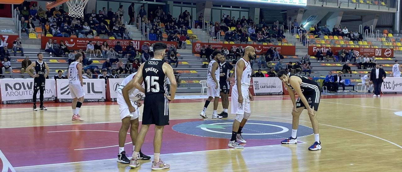 Imatge del partit de dissabte entre el Cartagena i el Fibwi Palma.