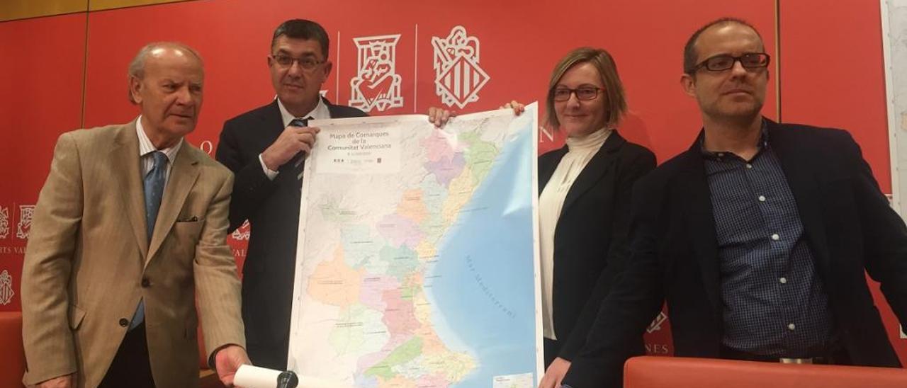 El mapa político de las Corts reeditado en 2016 incluye l&#039;Horta Oest