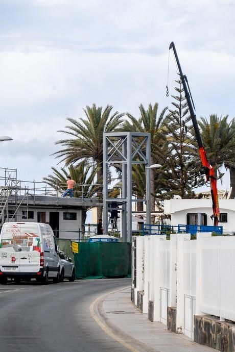 OBRAS ILEGALES CERCA DE LA CHARCA DE MASPALOMAS