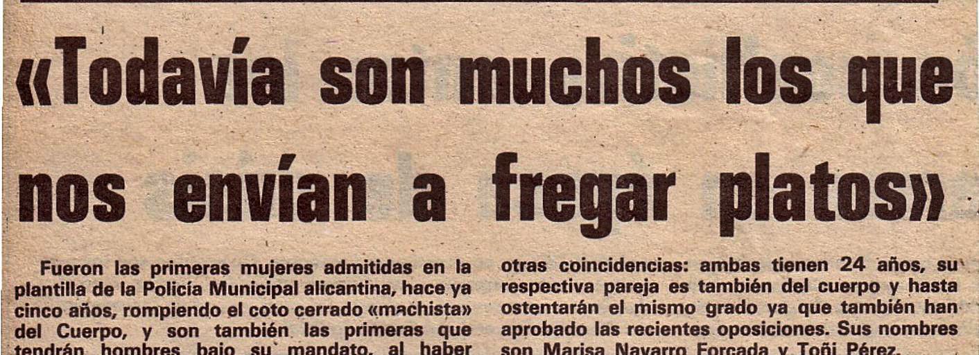 Titular de un artículo del periodista Manuel Dopazo en INFORMACIÓN en octubre de 1986. | INFORMACIÓN