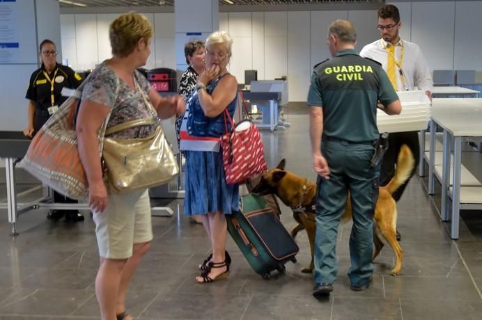 REPORTAJE UNIDAD CANINA AEROPUETO DE GRAN CANARIA