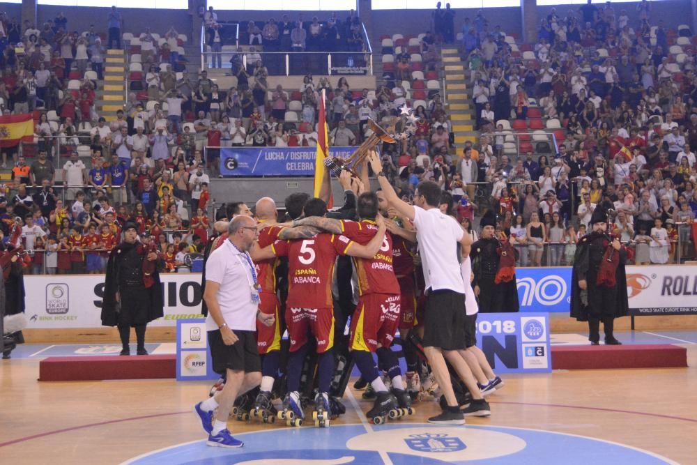 España gana el Europeo de Hockey en A Coruña