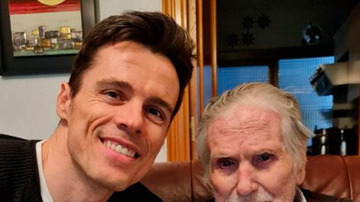 Octavi Pujades y su padre