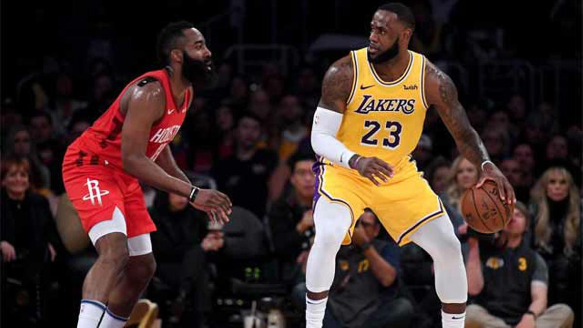 LeBron y Harden se retan en el Staples Center