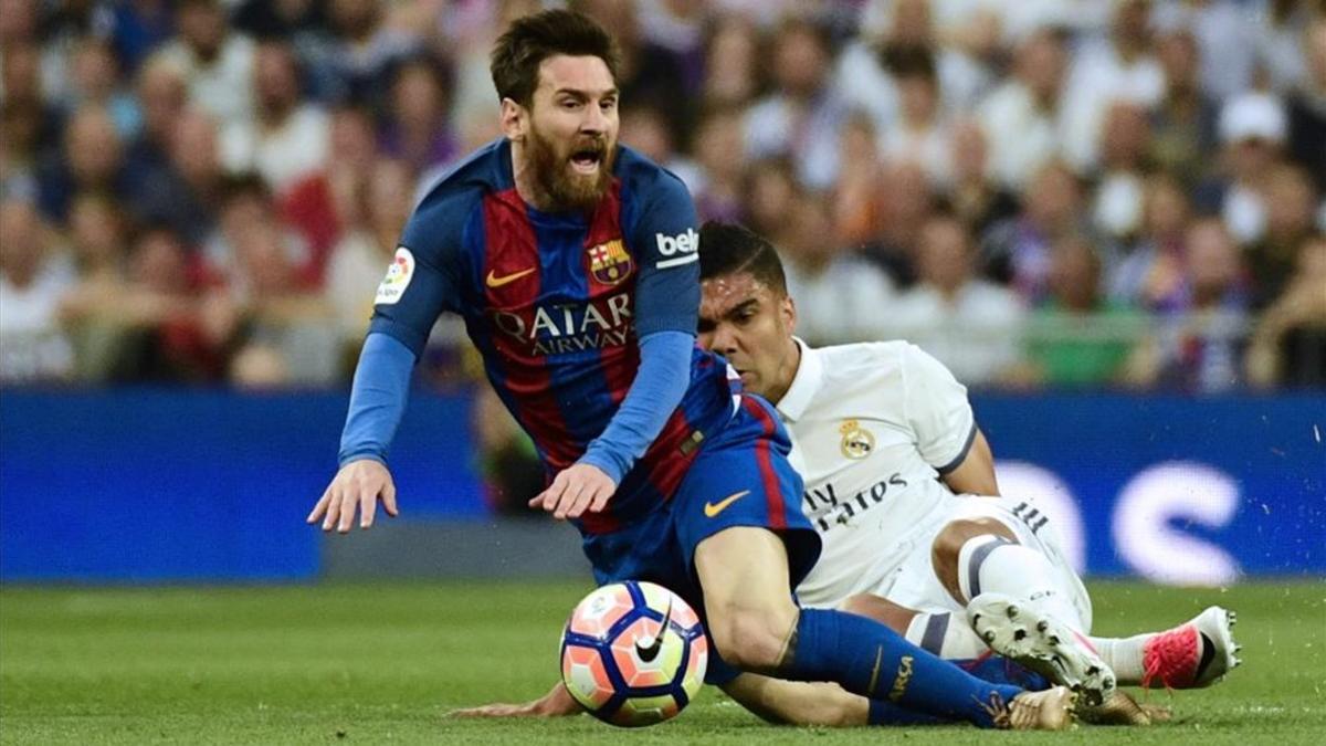 Casemiro se empleó a fondo en el clásico