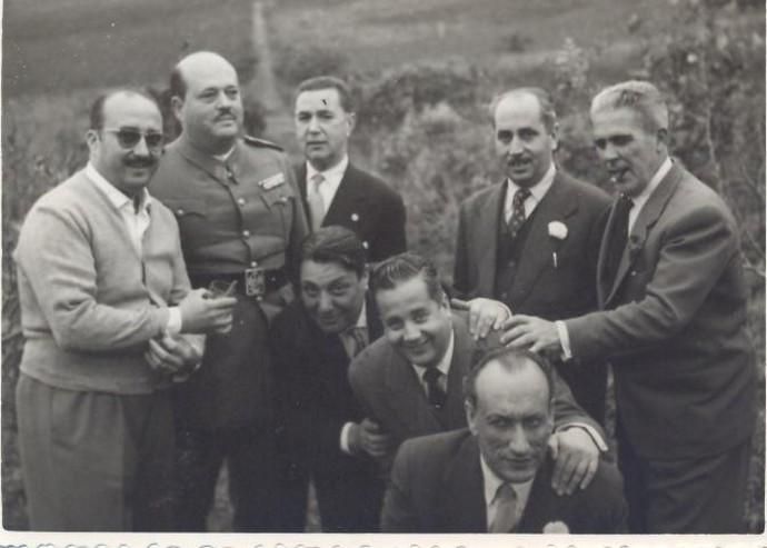 José Antonio Gutiérrez Peña, el quinto desde la izquierda