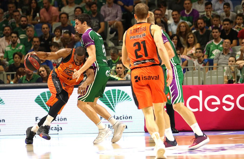 El conjunto de Luis Casimiro, con un inspirado Alberto Díaz (20 puntos), debuta en la Liga Endesa imponiéndose al Valencia Basket