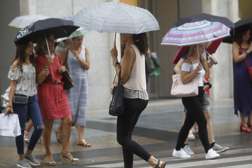 La gota fría descarga en València