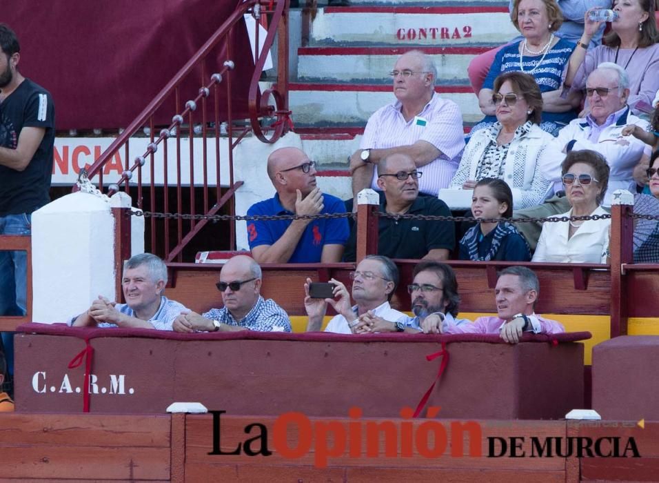 Ambiente en la corrida de rejones de la Feria de M