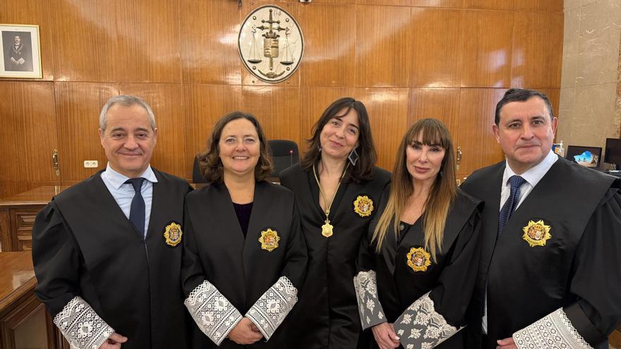 Los nuevos magistrados.