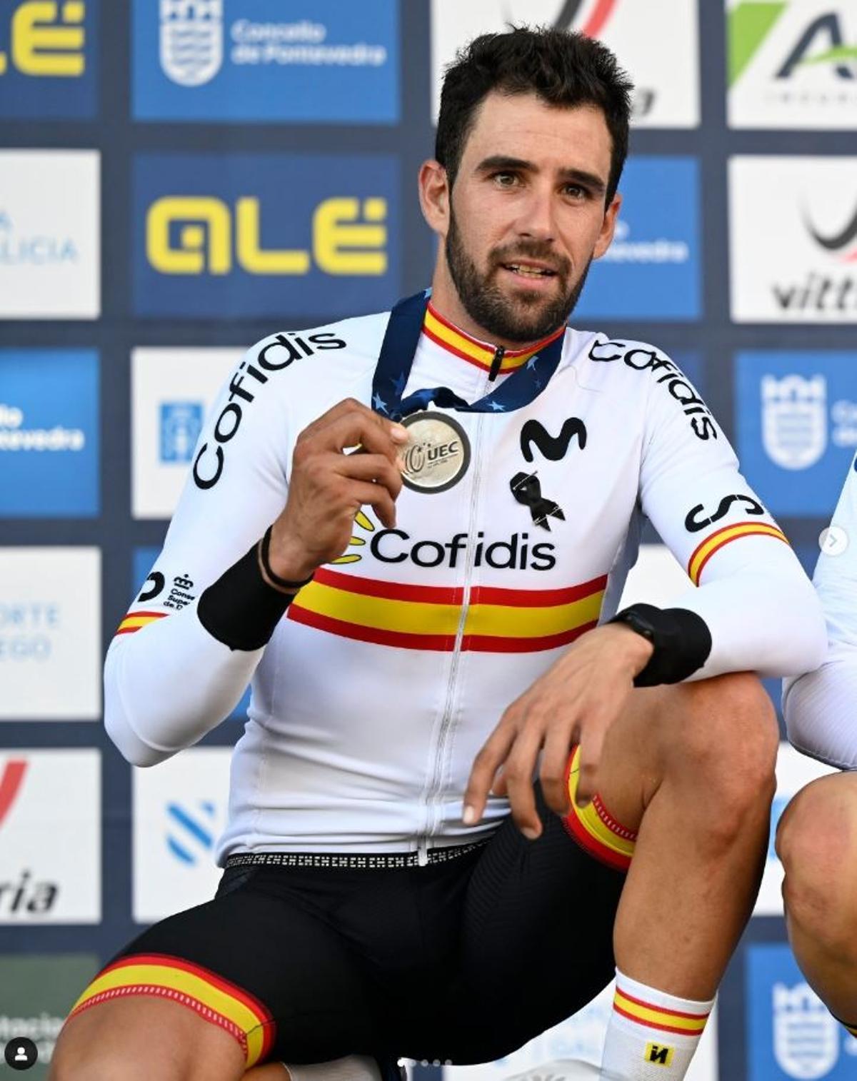 Felipe Orts luce la medalla de plata en el Europeo