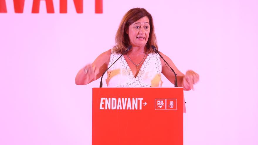 La candidata socialsita al Congreso por Baleares, Francina Armengol