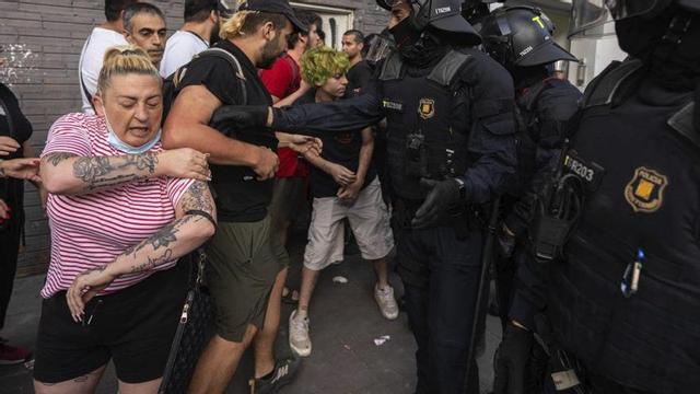 Operació de desnonament al barri de la Mina, dimarts passat. | ZOWY VOETEN