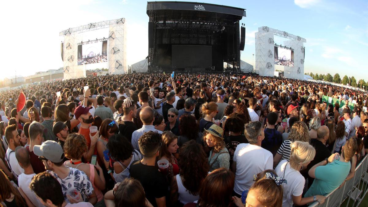 Fiesta de inauguración del festival Mad Cool en Madrid.