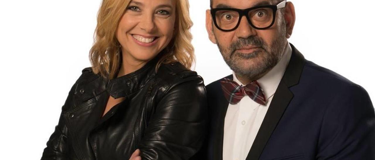 Victòria Maldi y José Corbacho, presentadores de &#039;No perdis el compàs!&#039;.