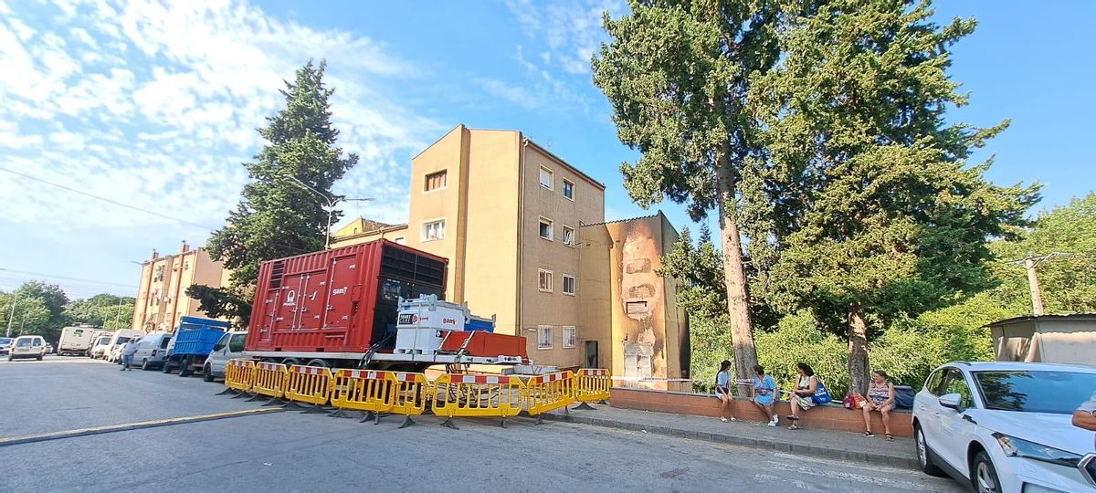 Una imatge de com ha quedat l'estructura.
