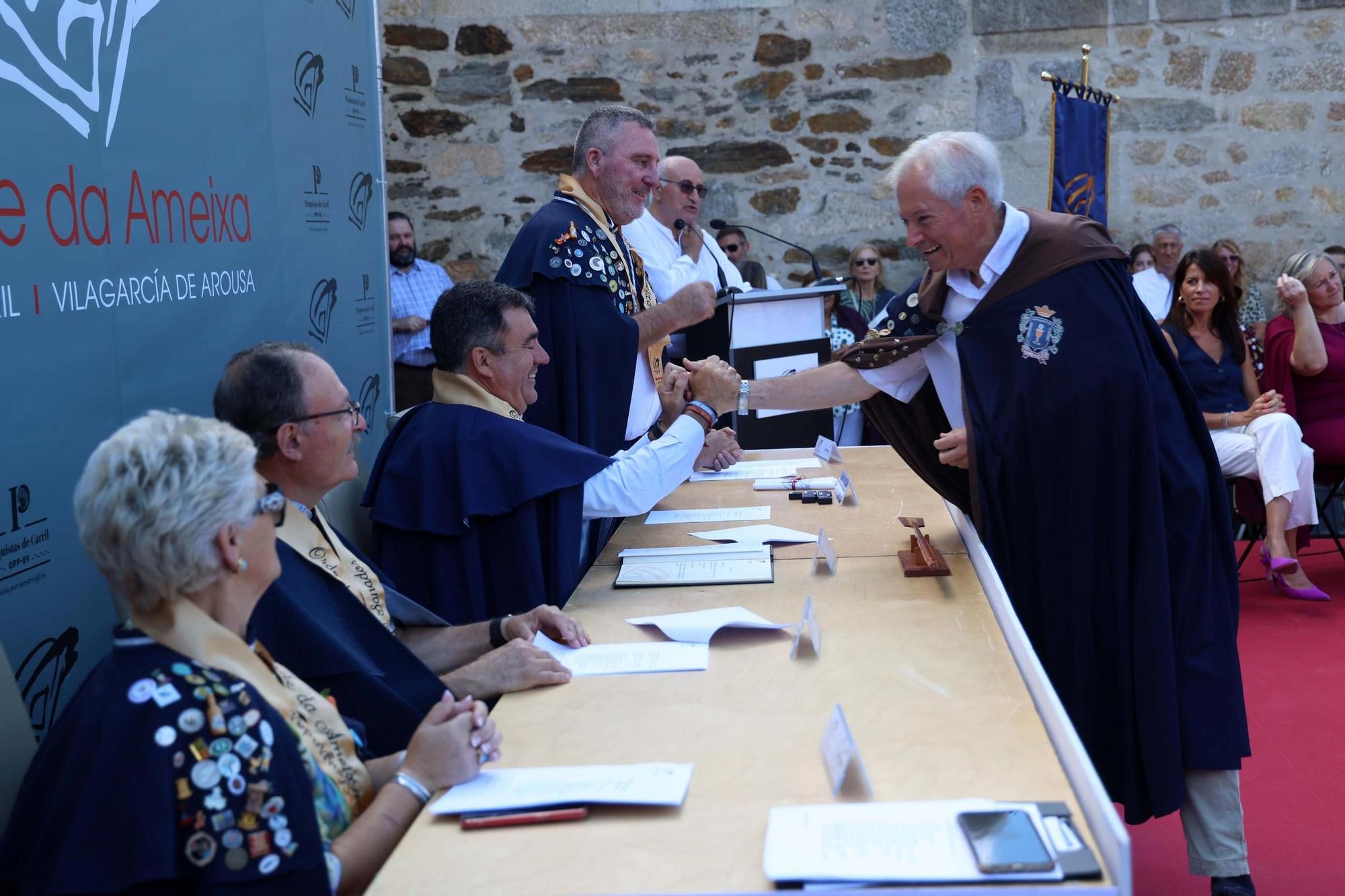 Un momento del XVII Capítulo da Orde da Ameixa de Carril.