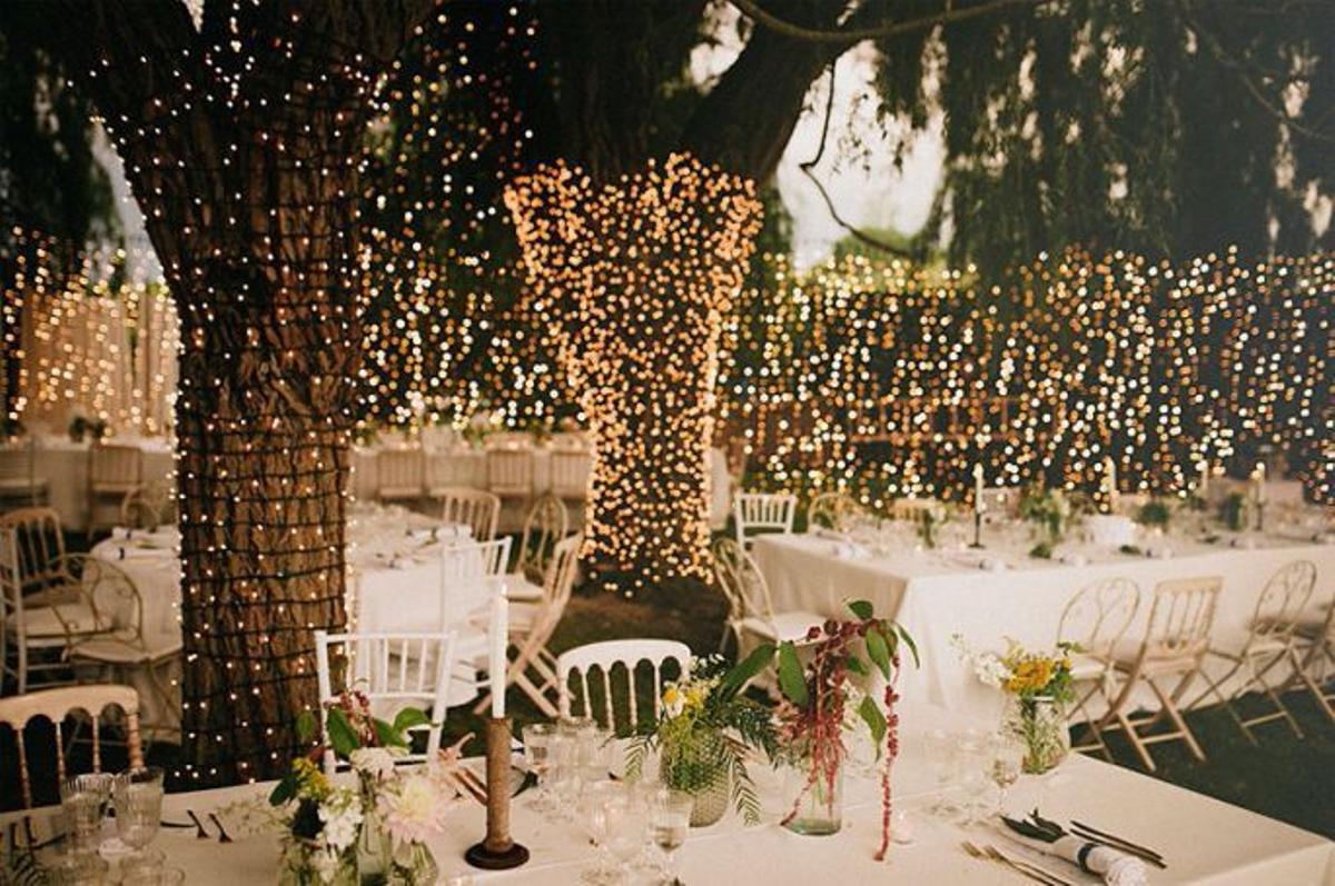 Ilumina tu boda: Árboles mágicos que pueden ser tu aliado tanto en celebraciones de invierno como en verano
