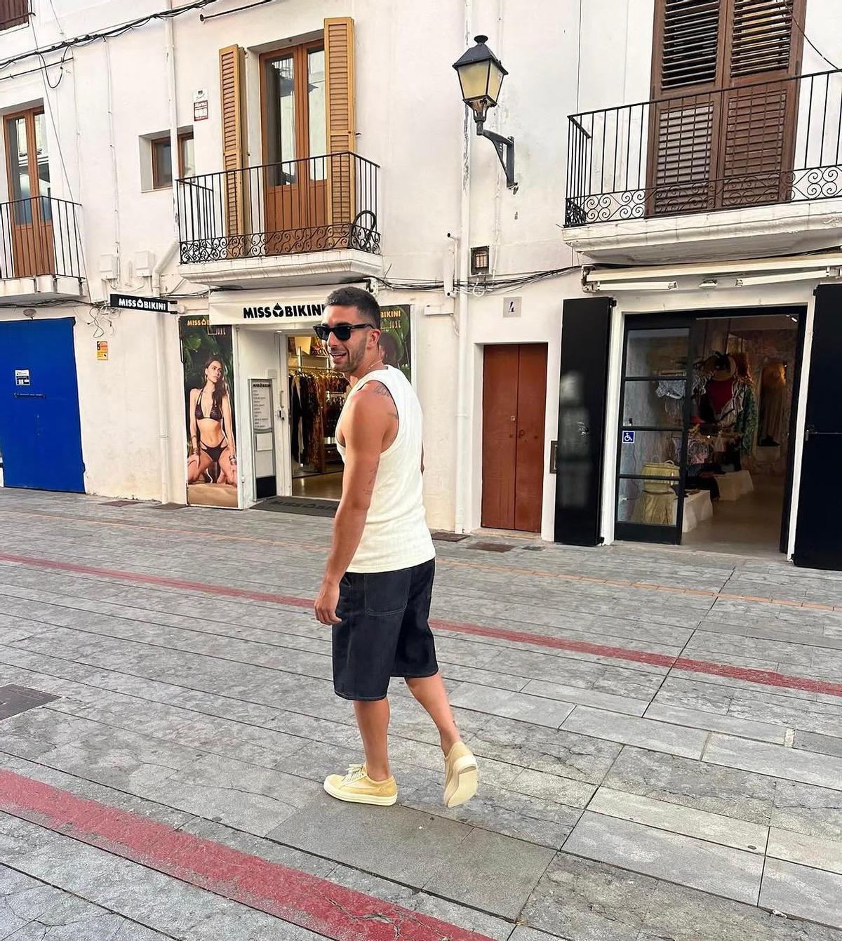 Ferrán Torres, en Ibiza