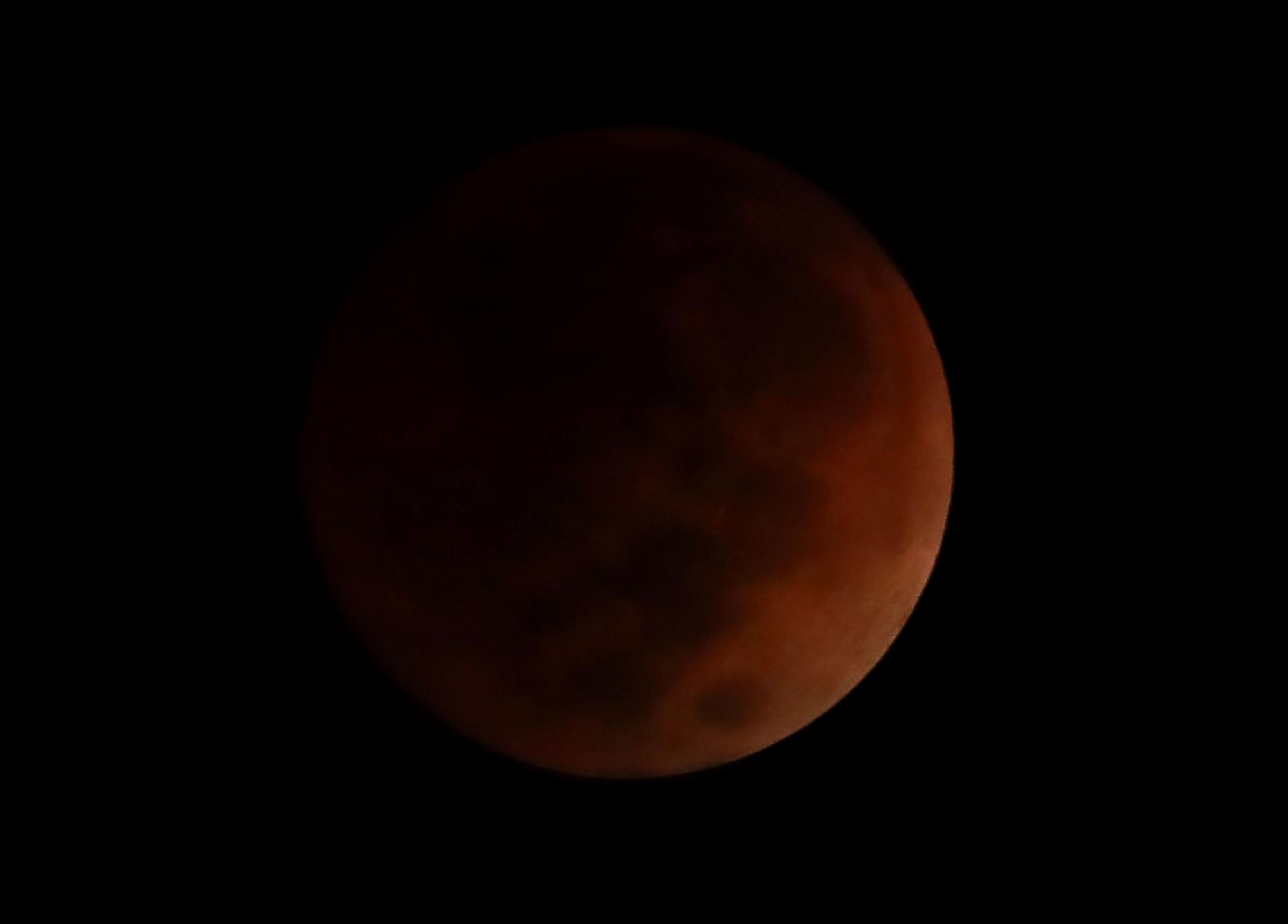 El eclipse total de Luna, en imágenes