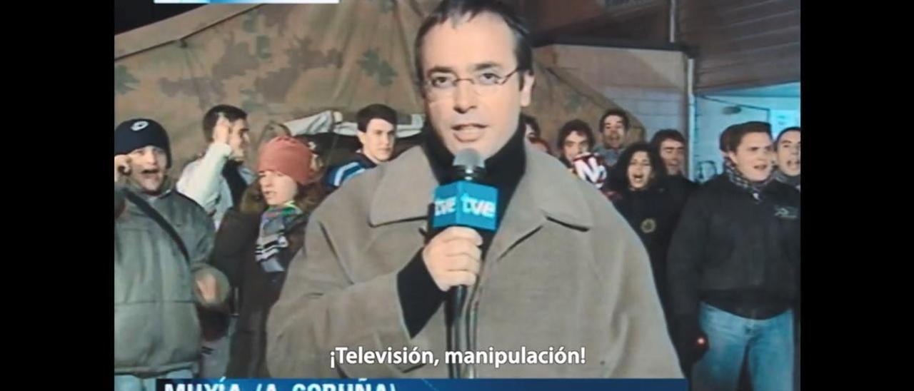 Pitos a Urdaci en Muxía (TVE, 2002).