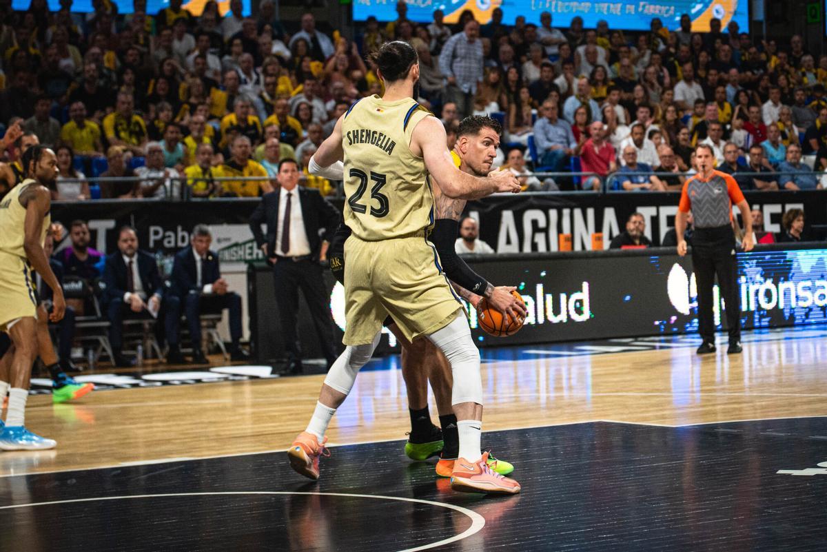 El CB Canarias - FC Barcelona de playoff, en imágenes