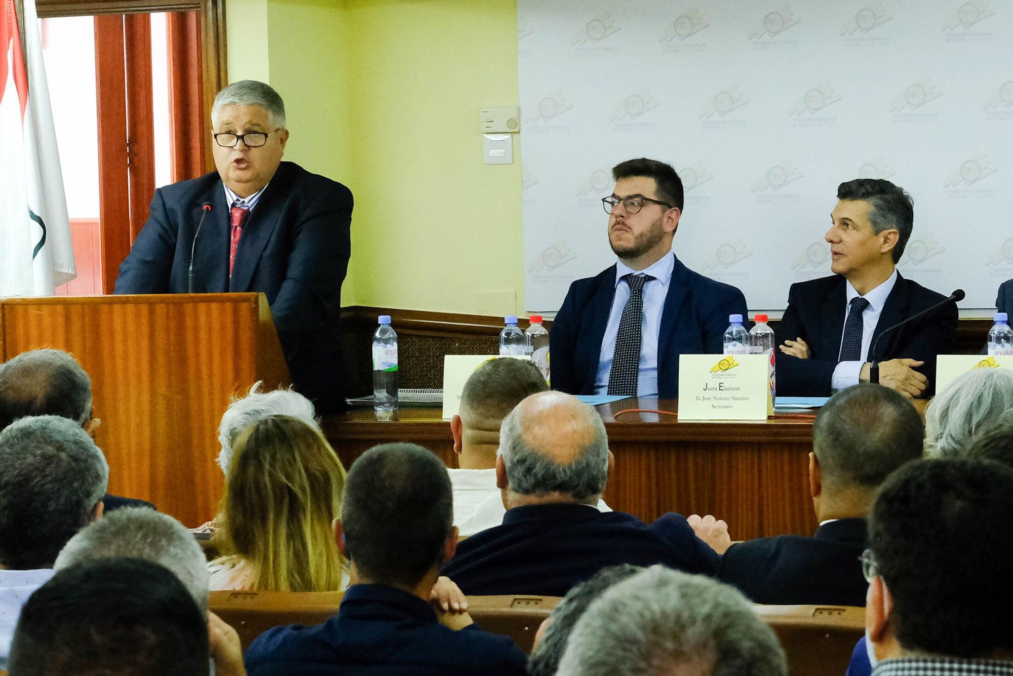 Toma de posesión de José Juan Arencibia como presidente de la Federación Interinsular de Fútbol de Las Palmas