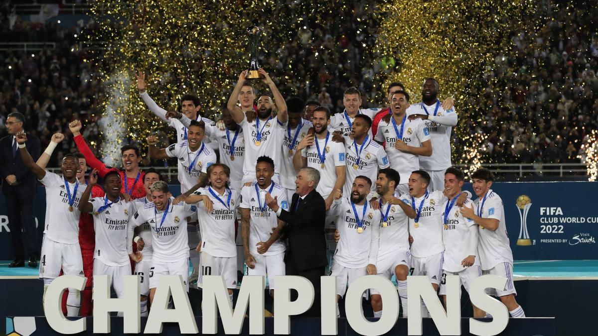 El Real Madrid es proclamado campeón del Mundial de Clubes 2022.