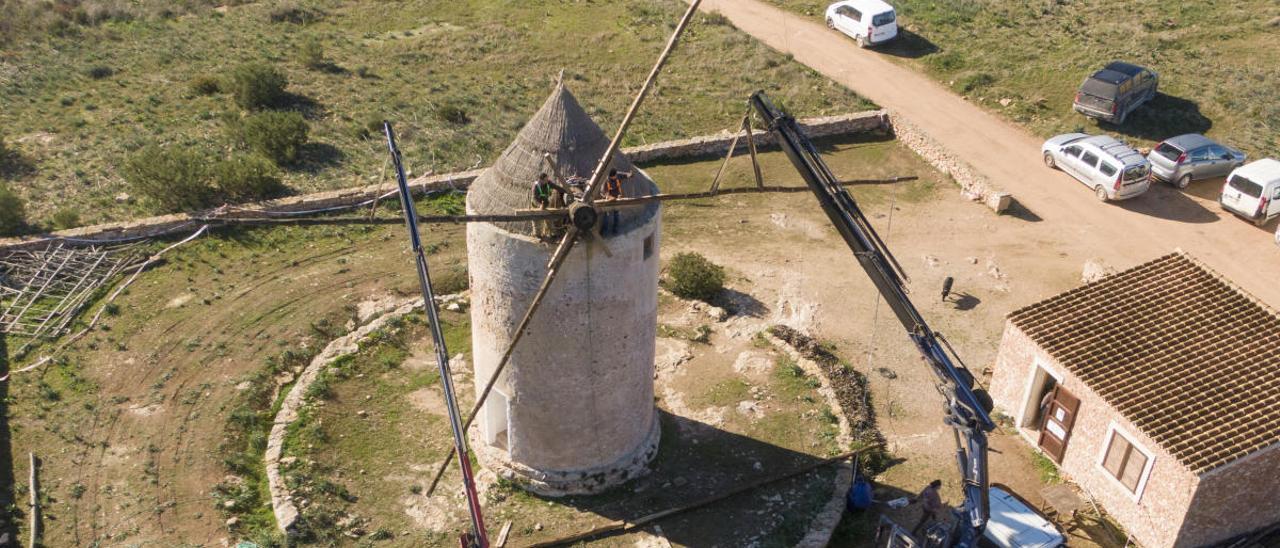 Restauración del molino Vell de la Mola