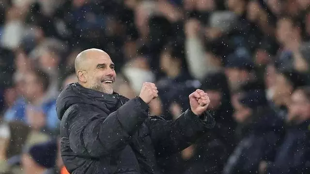 Guardiola, sobre la sustitución de Haaland en el descanso: "Tenía algunas molestias, no se sentía cómodo"