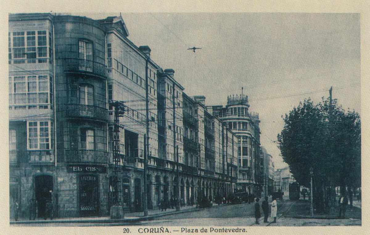 La plaza de Pontevedra en los años 30