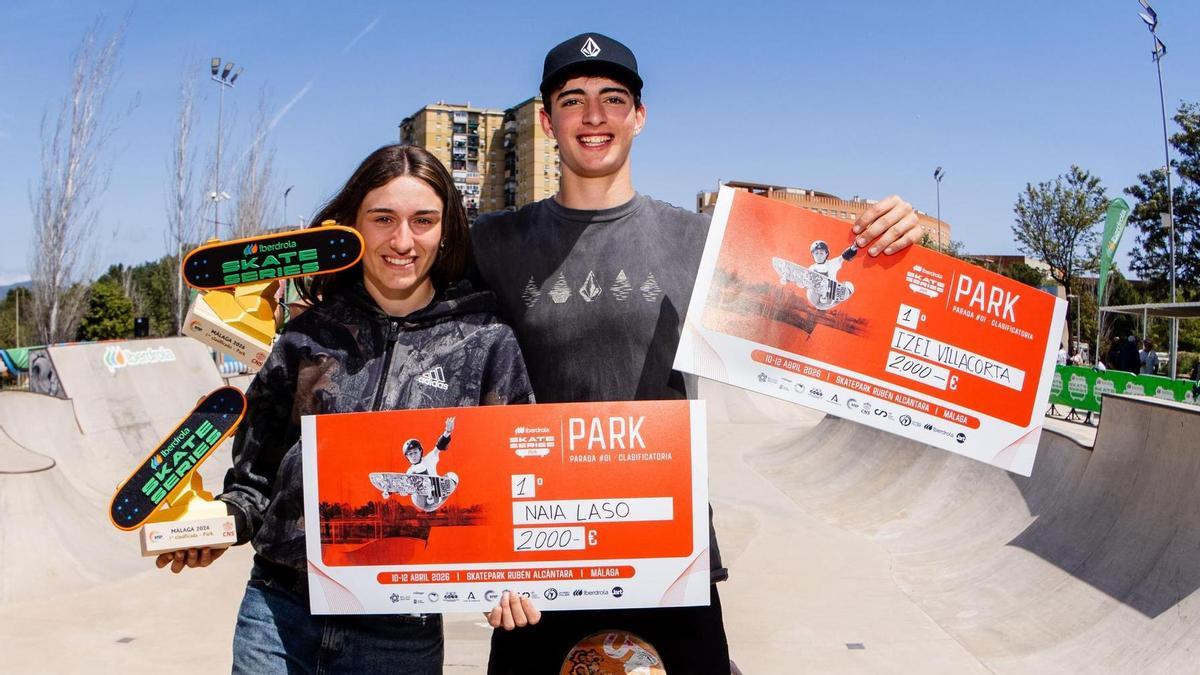 Izei Villacorta y Naia Laso primeros campeones de la temporada 2026