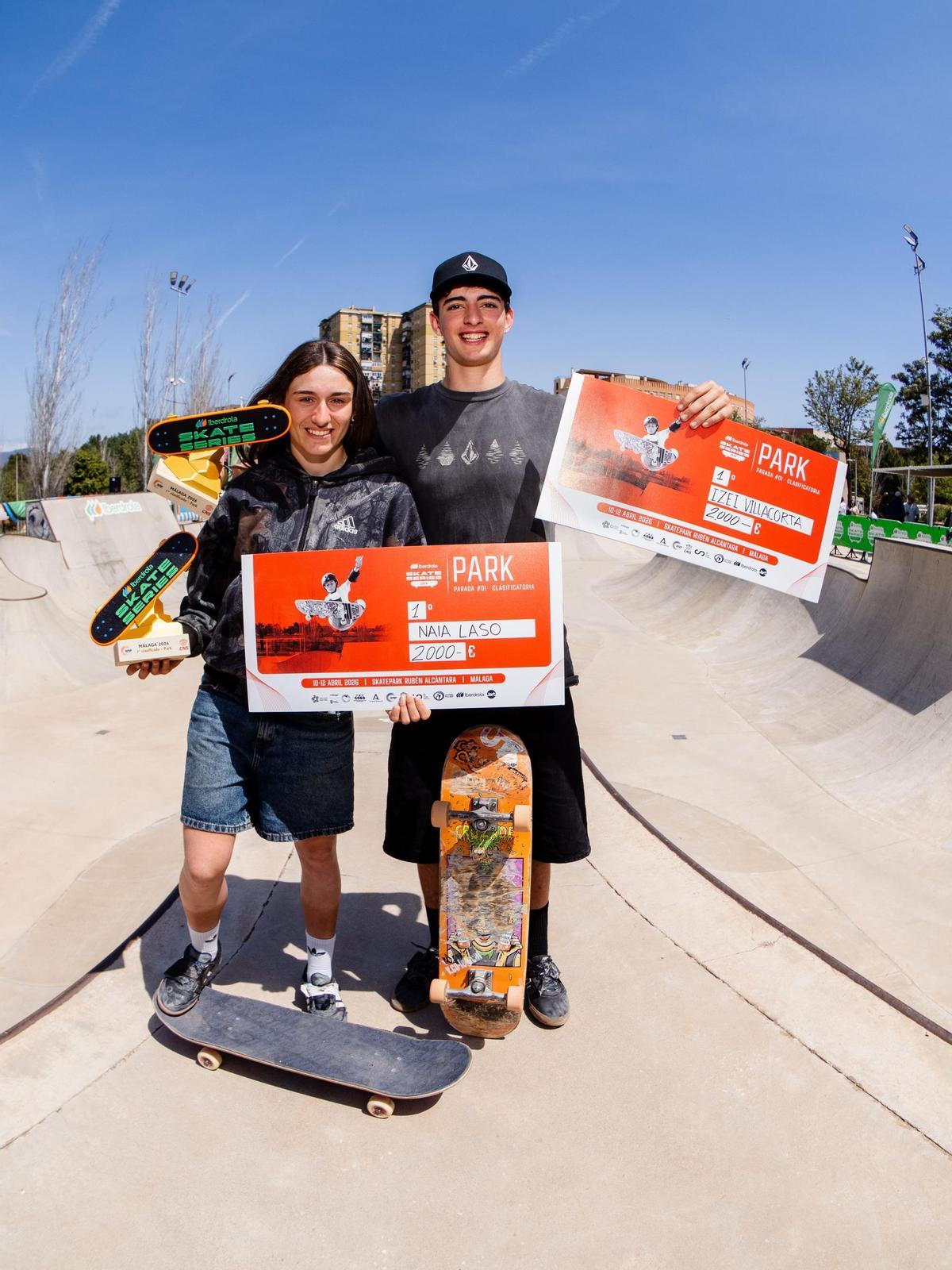 Izei Villacorta y Naia Laso primeros campeones de la temporada 2026