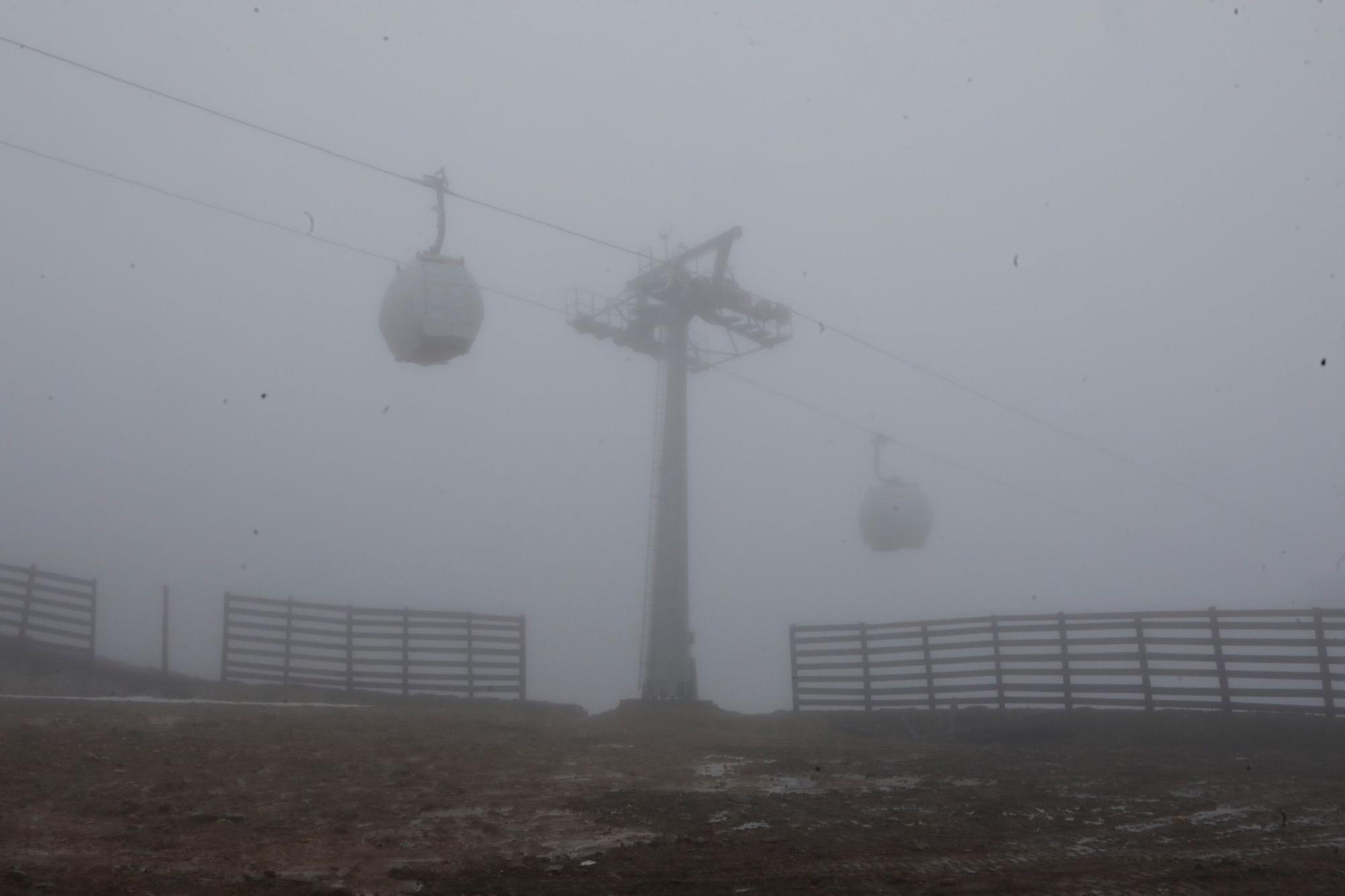 La nueva telecabina genera más espacio esquiable en Pajares